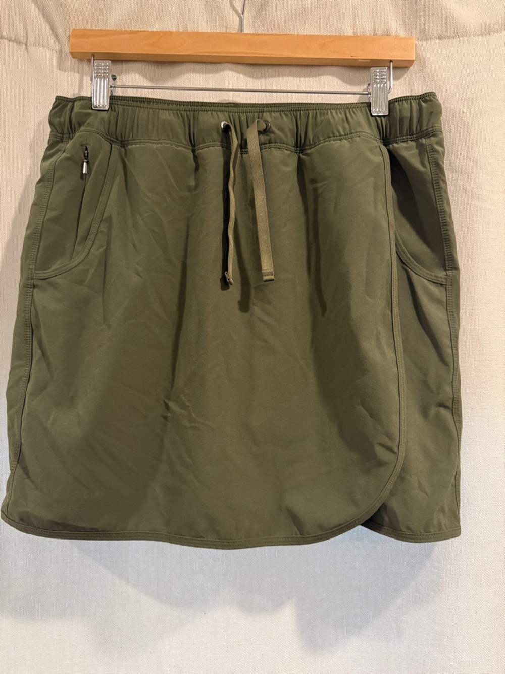 Patagonia Olive Drawstring Elastic Skort - Women